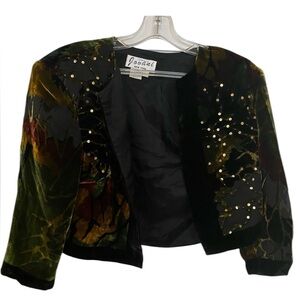 Jovani Velvet Blazer